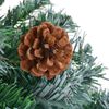 vidaXL K&uuml;nstlicher Weihnachtsbaum Gr&uuml;n 180 cm PVC und Stahl