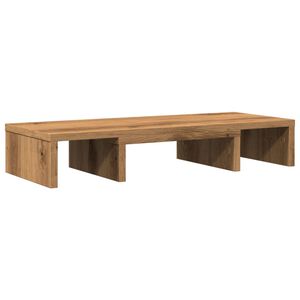 vidaXL Monitorst&auml;nder Verstellbar Artisan-Eiche 60x24x10,5 cm