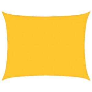 vidaXL Sonnensegel 160 g/m&sup2; Rechteckig Gelb 6x8 m HDPE