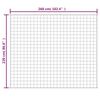 vidaXL Gewichtsdecke Blau 220x260 cm 11 kg Stoff