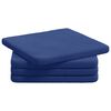 vidaXL Sitzkissen 4 Stk. Samt Polizeiblau 40 x 40 x 3 cm