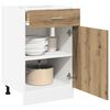 vidaXL Schubunterschrank Lyon Artisan-Eiche 40x46x81,5 cm Holzwerkstoff