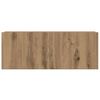 vidaXL 6-tlg. TV-Schrank-Set Wandmontage Artisan-Eiche Holzwerkstoff
