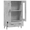 vidaXL Highboard Betongrau 69,5x31x115 cm Holzwerkstoff