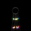vidaXL LED-Weihnachtsbaum f&uuml;r Fahnenmast 550 LEDs Mehrfarbig 300 cm