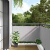 vidaXL Balkon-Sichtschutz Grau 1000x120 cm PVC