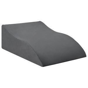 vidaXL Beinkissen Grau 68 x 41 x 21 cm PU-Schaum