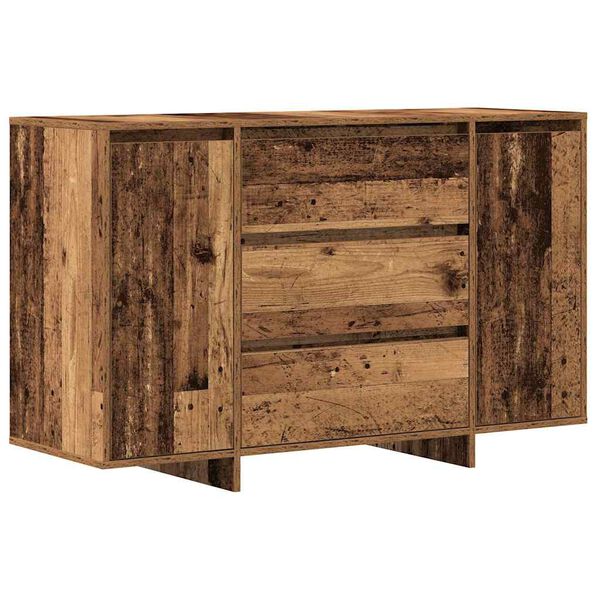 vidaXL Sideboard mit Schubladen Altholz 120 x 41 x 75 cm Holzwerkstoff