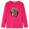 vidaXL Kinder-Langarmshirt Knallrosa 116