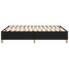 vidaXL Boxspringbettgestell Schwarz 140x190 cm Stoff