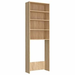 vidaXL Waschmaschinenschrank Sonoma-Eiche 64x24x190 cm