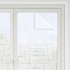 vidaXL Fensterfolien 4 Stk. Matt Sternen-Muster PVC