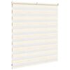 vidaXL Doppelrollo Marmorbeige 125x100cm Stoffbreite 120,9 cm Polyester