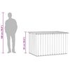 vidaXL Gartenbox Anthrazit 149x99x93 cm