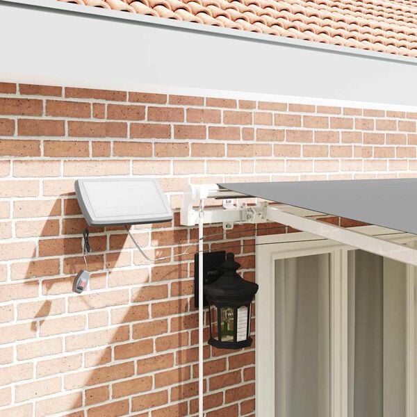 vidaXL Markise mit Weiß 4,5 × 3 m Metall