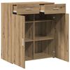 vidaXL Badschrank Artisan-Eiche 80 x 42,5 x 93,5 cm Holzwerkstoff