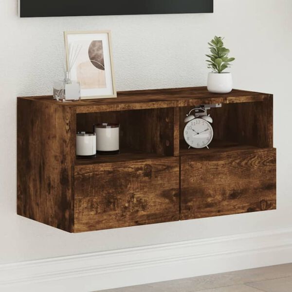 vidaXL TV-Wandschrank R&auml;uchereiche 60x30x30 cm Holzwerkstoff