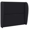 vidaXL Kopfteil Ohr Schwarz 80 x 23 x 6 cm PVC