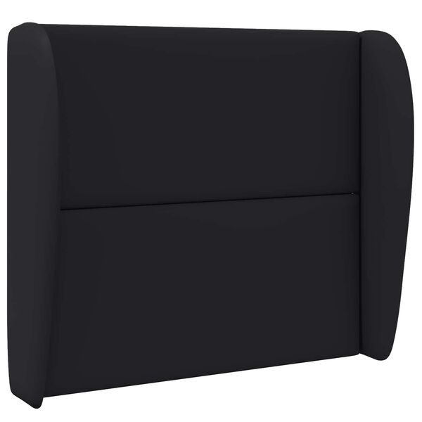 vidaXL Kopfteil Ohr Schwarz 80 x 23 x 6 cm PVC
