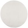 vidaXL Teppich IZA Kurzflor Skandinavischer Look Creme &Oslash; 200 cm