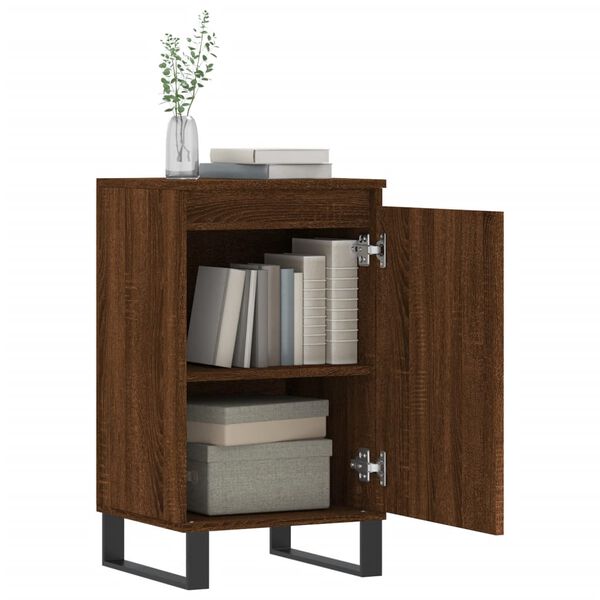 vidaXL Sideboards 2 Stk. Braun Eichen-Optik 40x35x70 cm Holzwerkstoff