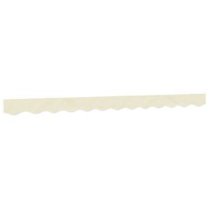 vidaXL Markisenvolant Creme Gestreift 300 cm