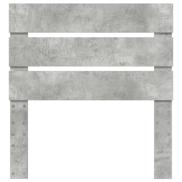 vidaXL Kopfteil Beton Grau 75 cm Holzwerkstoff