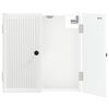 vidaXL Dartboard Schrank EDE Wei&szlig; 52,5 x 10,5 x 53,5 cm Holzwerkstoff