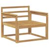 vidaXL Outdoor Mittelsofa Massivholz Akazie Wei&szlig;