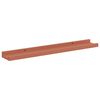 vidaXL Wandregal mit Regal 2 pcs Rot 60 x 9 x 3 cm Holzwerkstoff