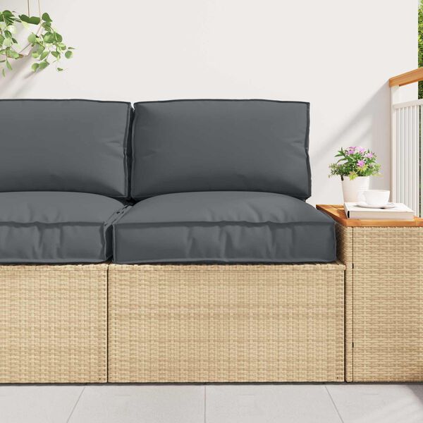 vidaXL Palettenkissenset 2 pcs Anthrazit Oxford-Stoff