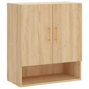 vidaXL Wandschrank Sonoma-Eiche 60x31x70 cm Holzwerkstoff