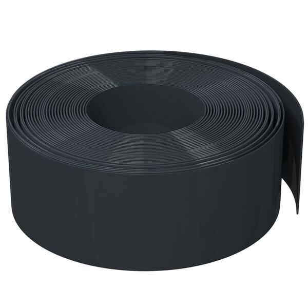 vidaXL Rasenkanten 5 Stk. Schwarz 10 m 20 cm Polyethylen