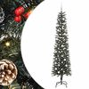 vidaXL K&uuml;nstlicher Weihnachtsbaum mit 300 LEDs mit St&auml;nder Gr&uuml;n 210 cm