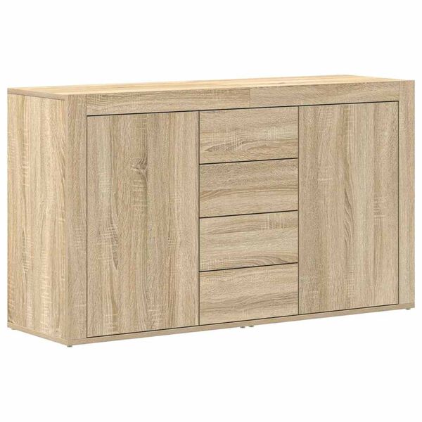 vidaXL Sideboard Sonoma-Eiche 120 x 36 x 69 cm Holzwerkstoff