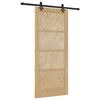 vidaXL Schiebet&uuml;r ORKDAL Natur 86 x 198,5 cm Massives Kiefernholz