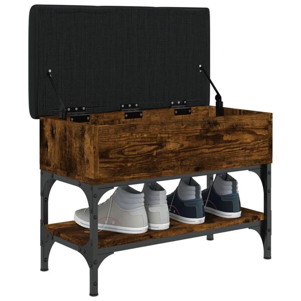 vidaXL Schuhbank R&auml;uchereiche 62x32x45 cm Holzwerkstoff