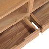 vidaXL TV-Schrank 90x30x40 cm Massivholz Teak