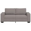 vidaXL 2-Sitzer-Sofa Taupe 180x77x82 cm Stoff