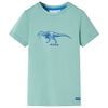 vidaXL Kinder-T-Shirt Helles Khaki 116
