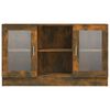 vidaXL Vitrinenschrank R&auml;uchereiche 120x30,5x70 cm Holzwerkstoff
