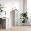 vidaXL Highboard Betongrau 29,5x34x119,5 cm Holzwerkstoff