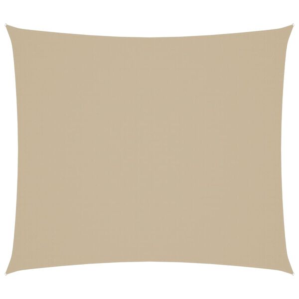 vidaXL Sonnensegel Oxford-Gewebe Rechteckig 2x2,5 m Beige
