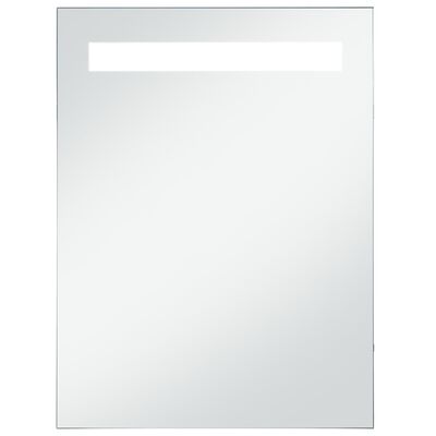vidaXL Badezimmer-Wandspiegel mit LEDs 60x80 cm
