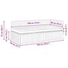 vidaXL Eckbettgestell mit Matratze mit Kopfteil 2 pcs T&uuml;rkis Samt