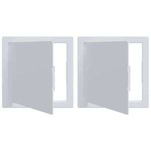 vidaXL Zugangs панели 2 pcs Weiß 15 x 15 x 2 cm ABS Kunststoff