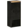 vidaXL Badschrank 40x27x90 cm Eisen und Massivholz Mango