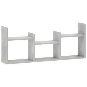 vidaXL Wandregal Betongrau 97.5 x 17 x 40 cm Holzwerkstoff