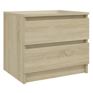 vidaXL Nachttisch Sonoma-Eiche 50x39x43,5 cm Holzwerkstoff