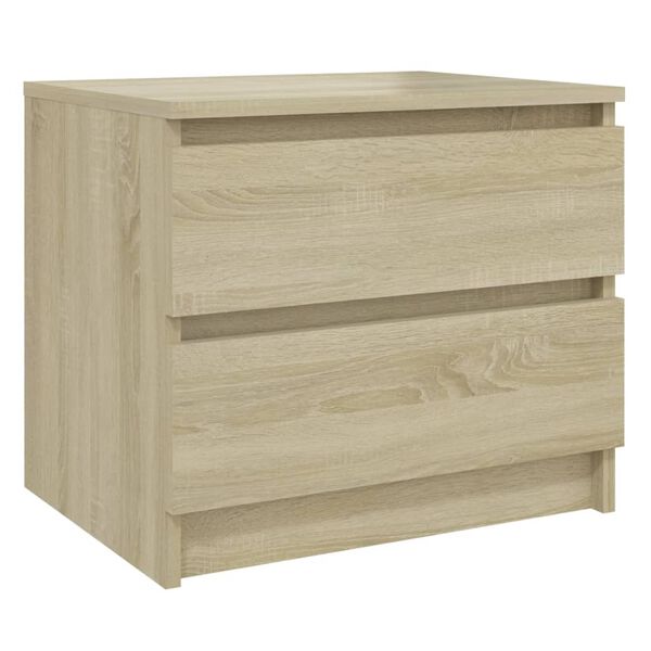 vidaXL Nachttisch Sonoma-Eiche 50x39x43,5 cm Holzwerkstoff